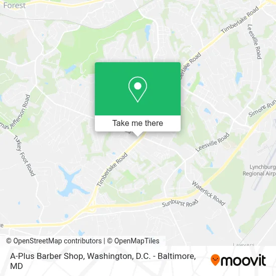 A-Plus Barber Shop map