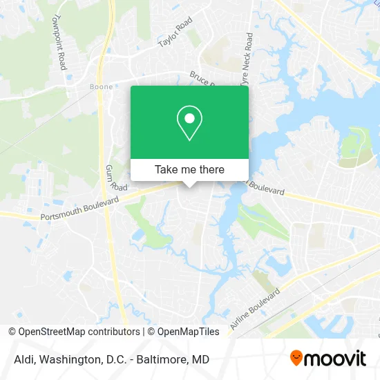 Aldi map