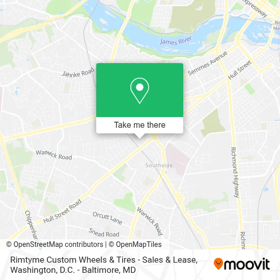 Rimtyme Custom Wheels & Tires - Sales & Lease map