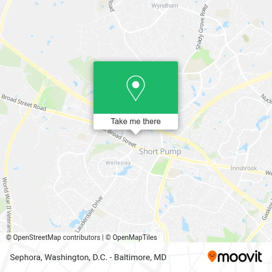 Sephora map