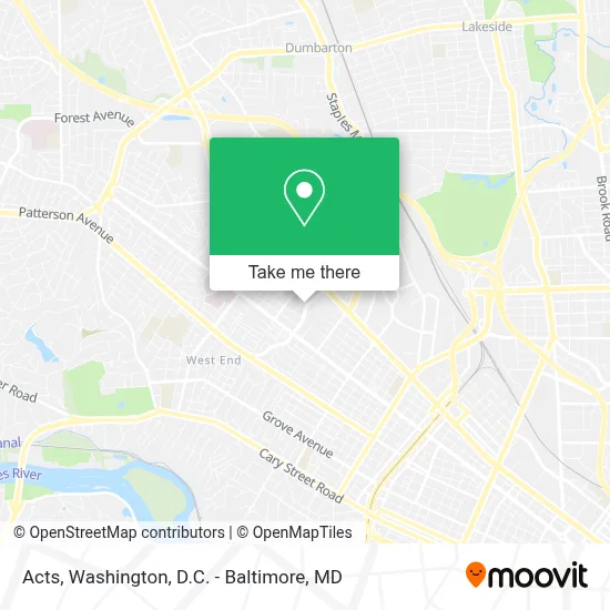 Acts map