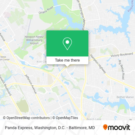 Panda Express map