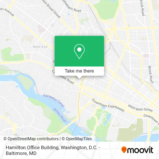 Hamilton Office Building map