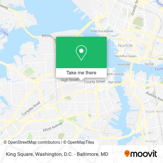 King Square map