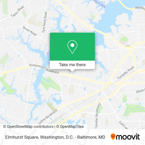 Elmhurst Square map
