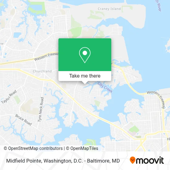 Midfield Pointe map