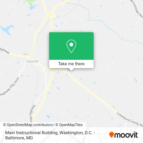 Main Instructional Building map