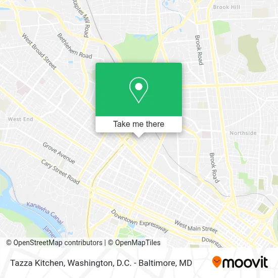 Tazza Kitchen map