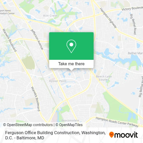 Ferguson Office Building Construction map