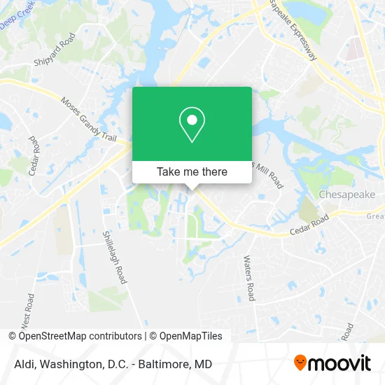Aldi map