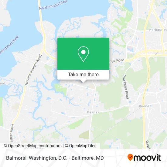 Balmoral map