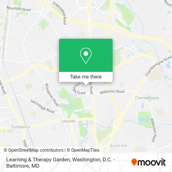 Learning & Therapy Garden map