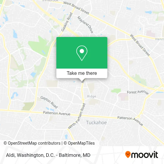 Aldi map