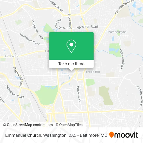 Emmanuel Church map
