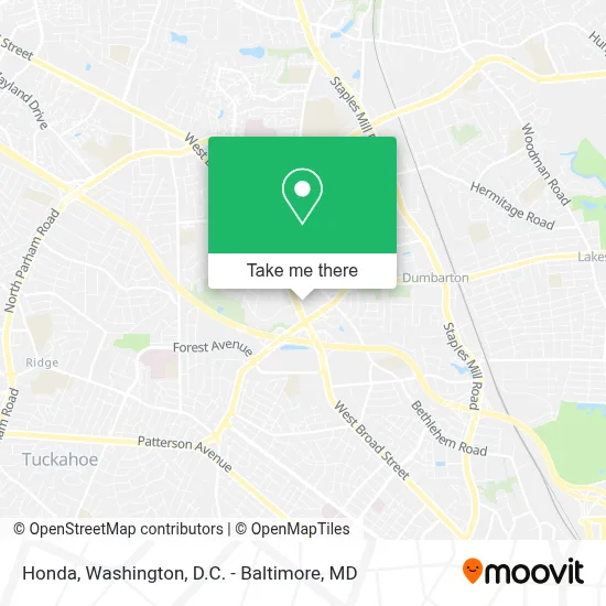 Honda map