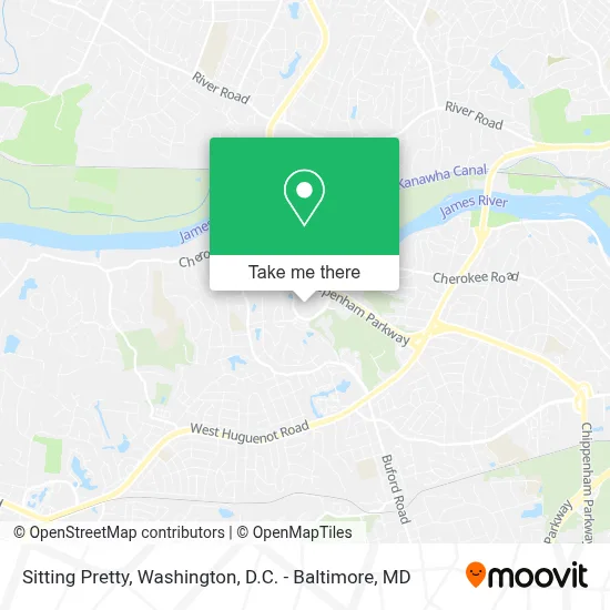 Sitting Pretty map