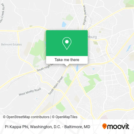 Pi Kappa Phi map