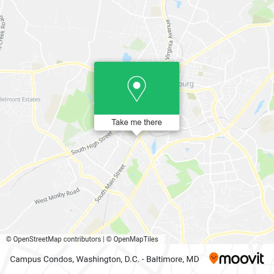 Campus Condos map