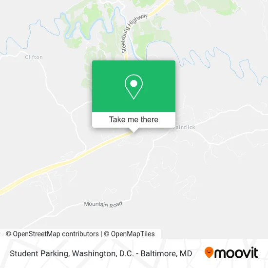 Student Parking map