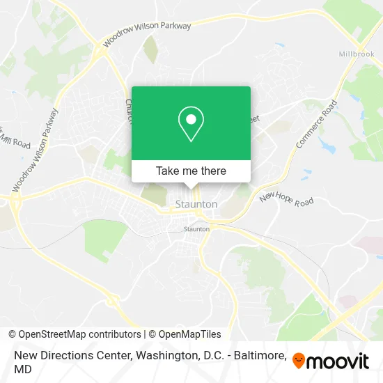 New Directions Center map