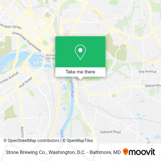 Stone Brewing Co. map
