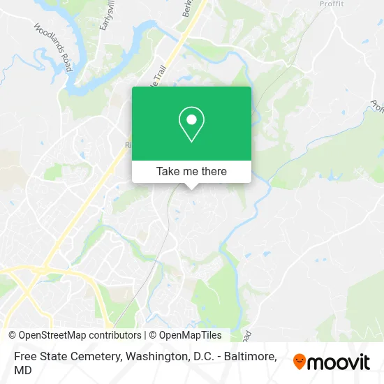 Free State Cemetery map