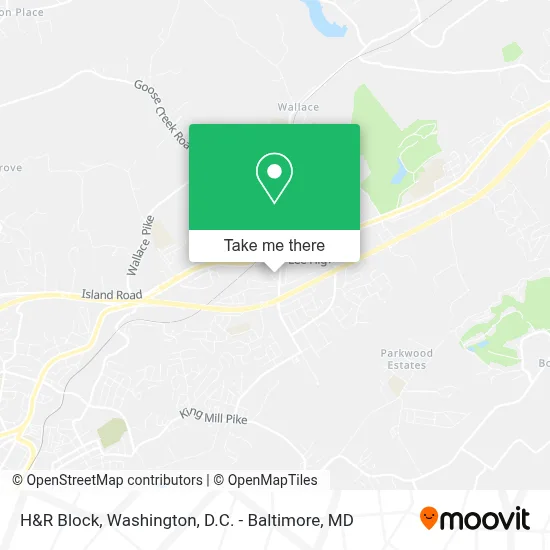 H&R Block map