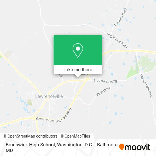 Brunswick High School map