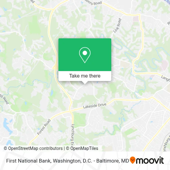 First National Bank map