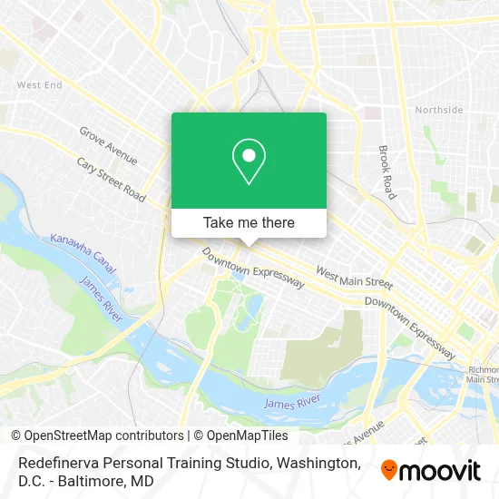 Redefinerva Personal Training Studio map