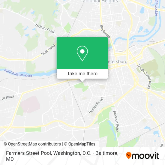 Farmers Street Pool map