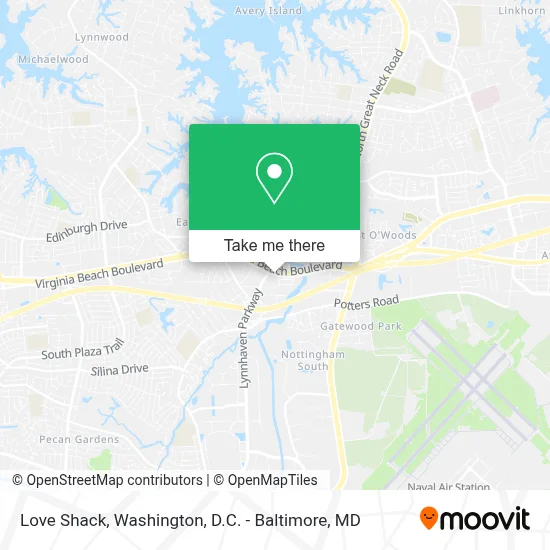 Love Shack map