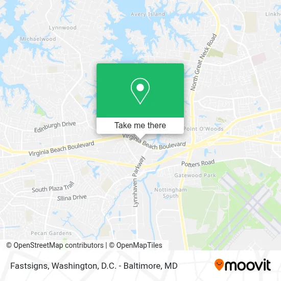 Fastsigns map