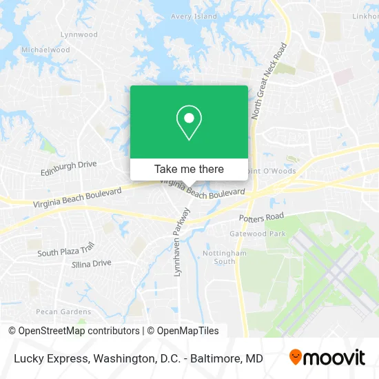Lucky Express map
