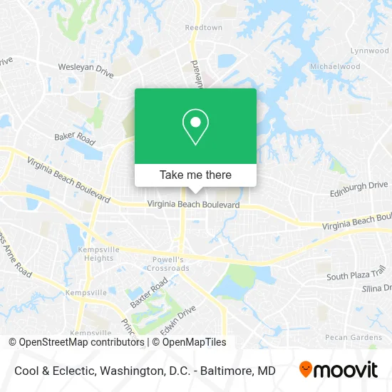 Cool & Eclectic map