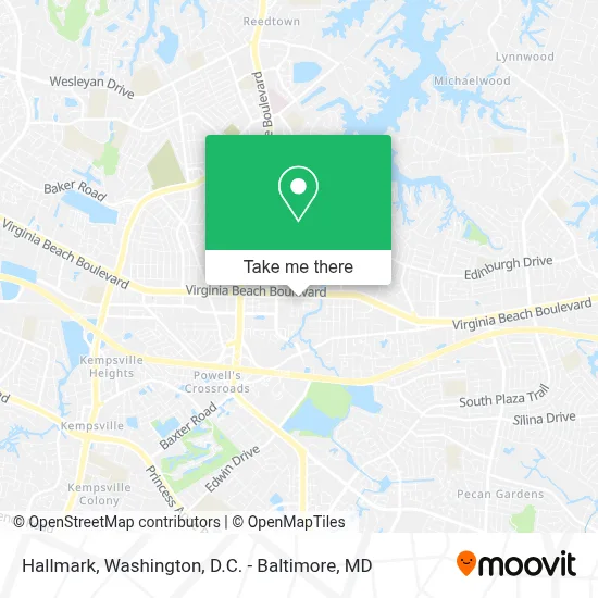 Hallmark map