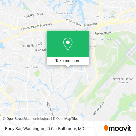 Body Bar map