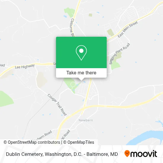 Dublin Cemetery map