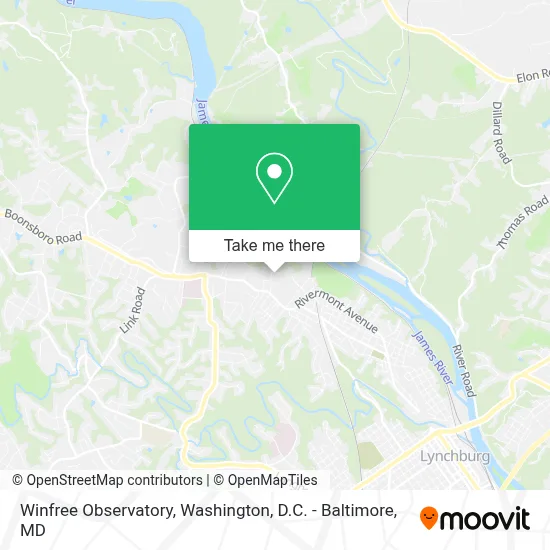 Winfree Observatory map