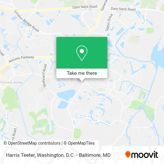 Harris Teeter map