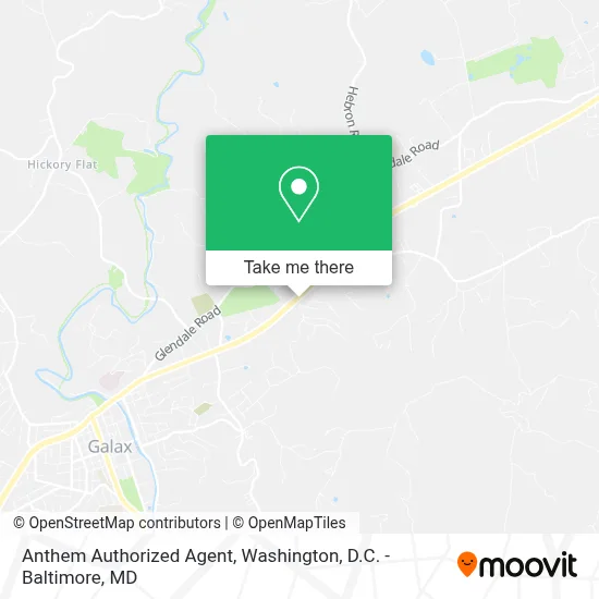 Anthem Authorized Agent map