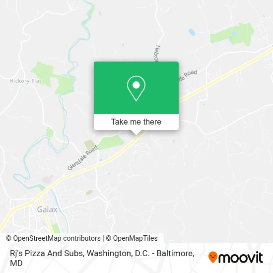 Rj's Pizza And Subs map