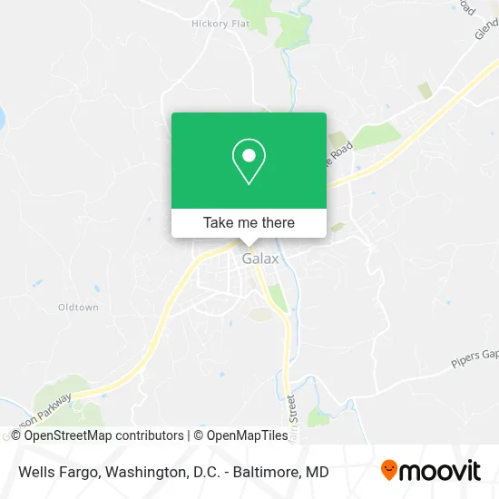 Wells Fargo map