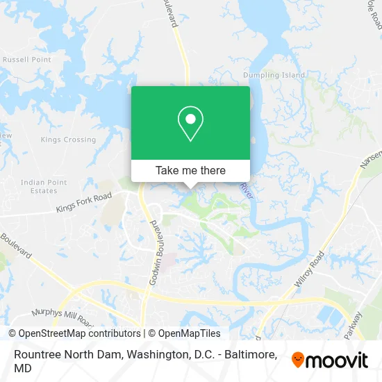 Rountree North Dam map