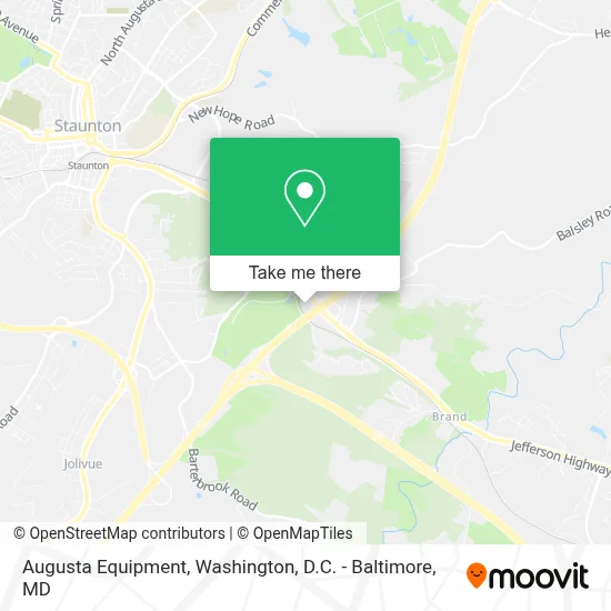 Augusta Equipment map