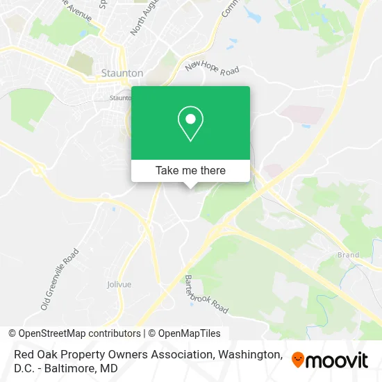 Red Oak Property Owners Association map