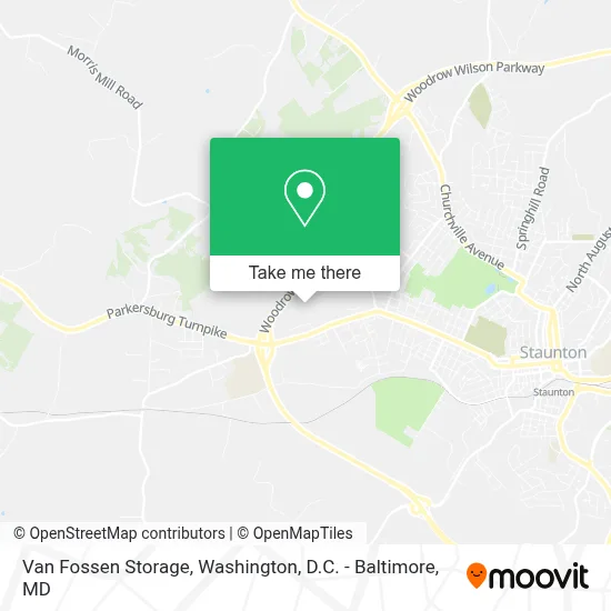 Van Fossen Storage map