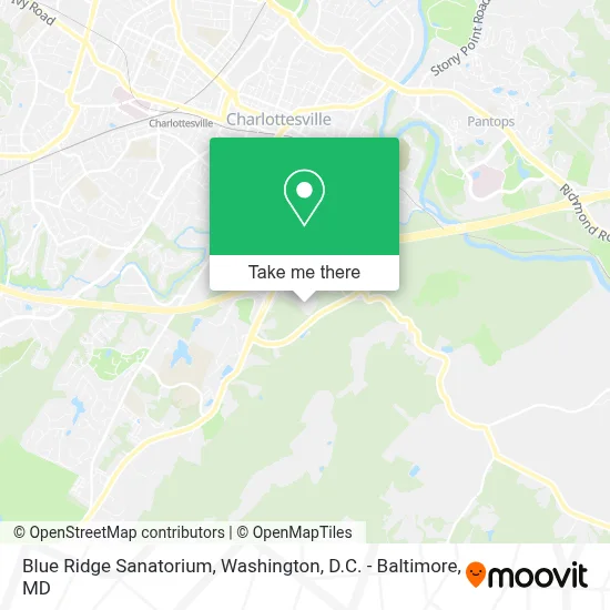 Blue Ridge Sanatorium map