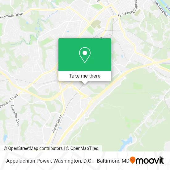 Appalachian Power map