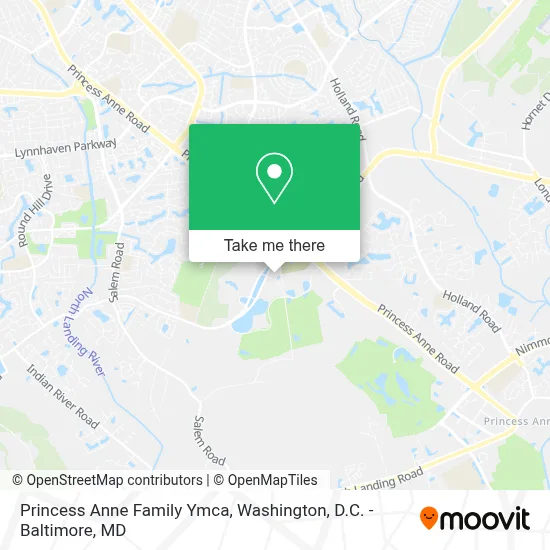 Princess Anne Family Ymca map